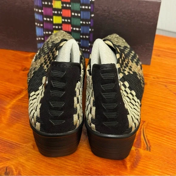 Bernie Mev Women's Lulia Bronze/Black Size 36 - Picture 5 of 7